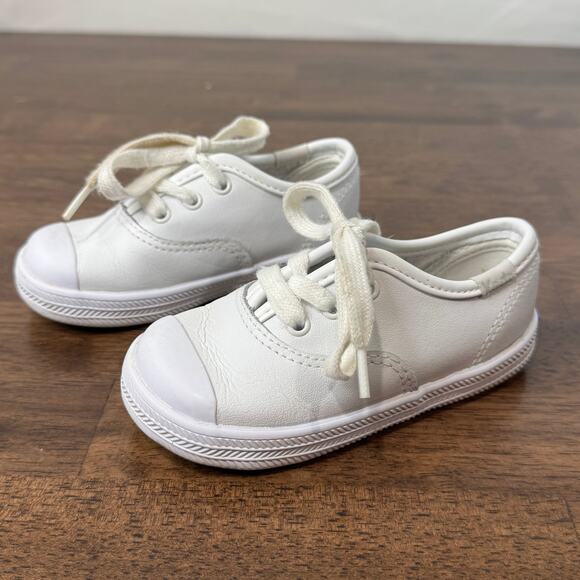 Kid's Keds Champion Leather Cap-Toe Sneakers - Picture 1 of 5